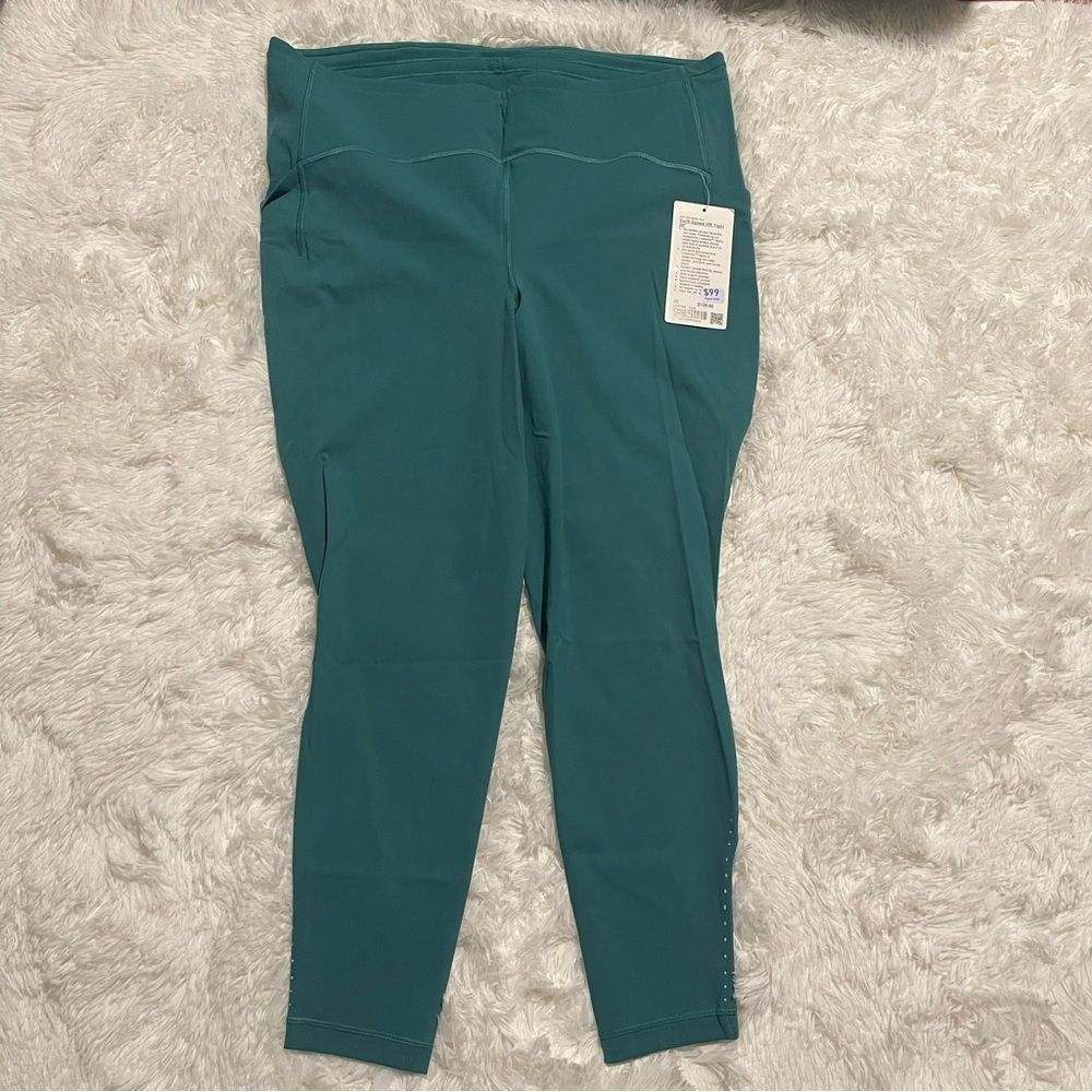 NWT Lululemon Swift Speed High Rise Tight 28” Teal Plus Size 20 - Picture 9 of 16